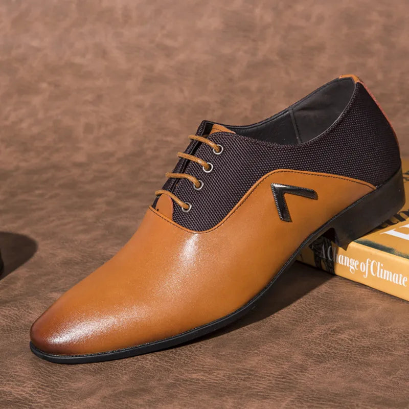 Malzara Leather Mens Oxford Shoes