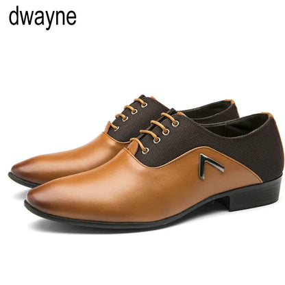 Malzara Leather Mens Oxford Shoes