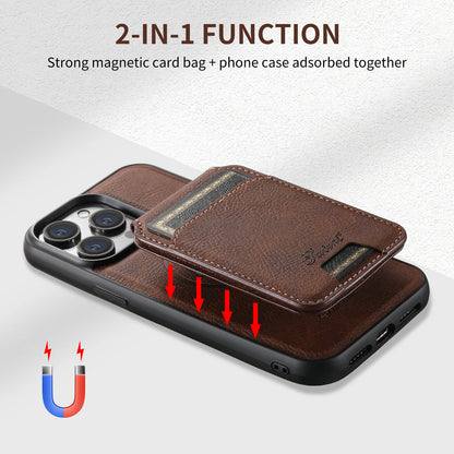iPhone Magnetic Cover Leather Wallet Case