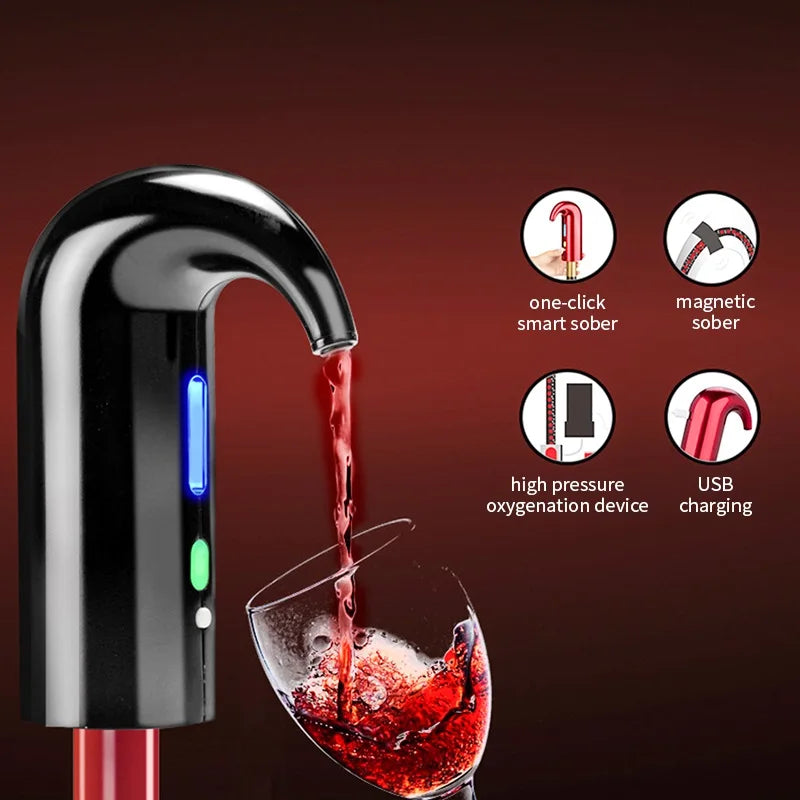 Malzara LuxSip Smart Electric Wine Aerator Dispenser