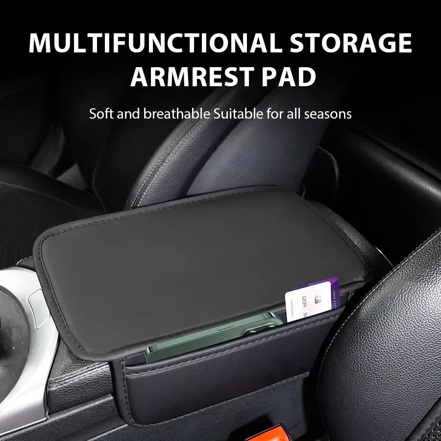 Soft Cushion Car Armrest Storage